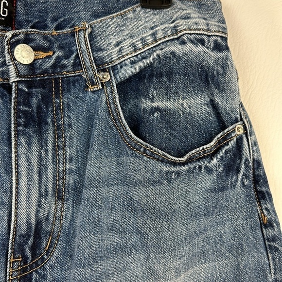 BDG Urban Outfitters Patchwork High Waisted Cowboy Jeans, 31 - Picture 6 of 11